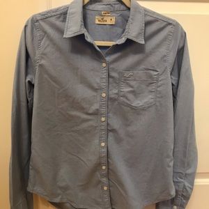 Hollister stretch button down shirt. Wore once.